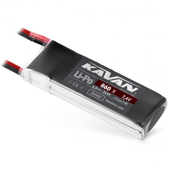 KAVAN Air Pack 860mAh 7.4V 30 60C 2S LiPo Akkumulator XT30 KAV33 7108