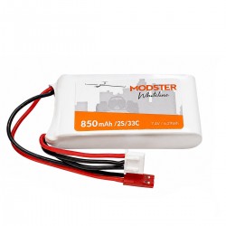 Modster WhiteLine 2S LiPo Akkumulátor 7.4V 850mAh 30C JST