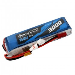 Gens ace 3000mAh 7.4V 2S1P Lipo adóakkumulátor