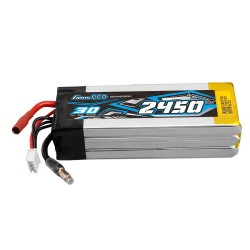 Gens Ace 2450mAh 11.1V 30C 3S LiPo Akkumulátor 3.5mm Bullet