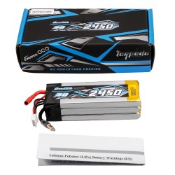 Gens Ace 2450mAh 11.1V 30C 3S LiPo Akkumulátor 3.5mm Bullet