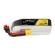 TATTU 450mAh 4S 14.8V 75C LiPo akkumulátor – XT30 csatlakozó (Hosszú)