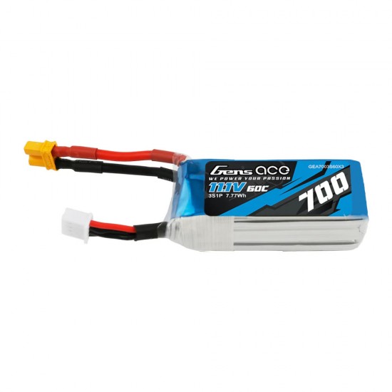 Gens Ace 700mAh 11.1V 3S 60C LiPo Akkumulátor GEA7003S60X3