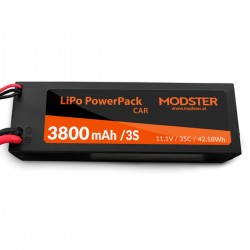 Modster 3S LiPo Akkumulátor 11.1V 3800mAh 35C Hardcase T-Plug