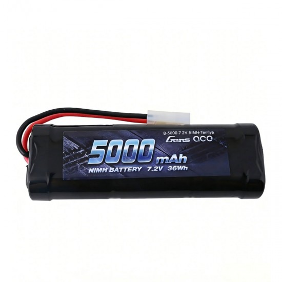 Gens Ace 5000mAh 7.2V NiMH Akkumulátor Tamiya B-5000-7.2V-NiMH-Tamiya