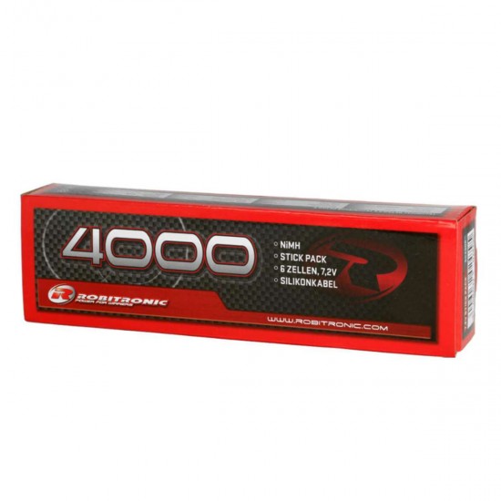 Robitronic 6 cellás 7,2V 4000mAh NiMh akkumulátor Robitronic 6 cellás 7,2V 4000mAh NiMh akkumulátor