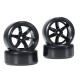 Drift kerék garnitúra fekete – 4 db VRX 10489 Drift kerék garnitúra fekete 4 db VRX 10489 1:10 RC