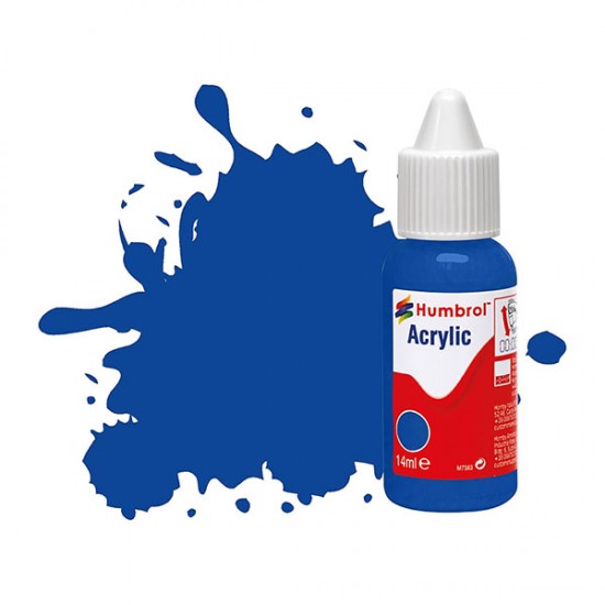 Humbrol French Blue Matt / matt francia kék akrilfesték