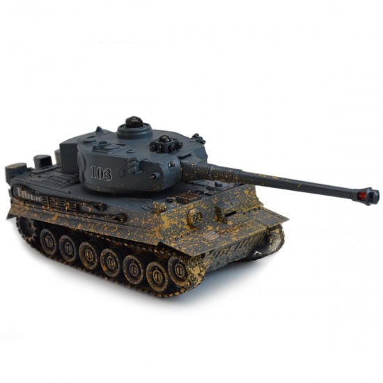 RC Tank - German Tiger szürke 1:28  2.4GHz