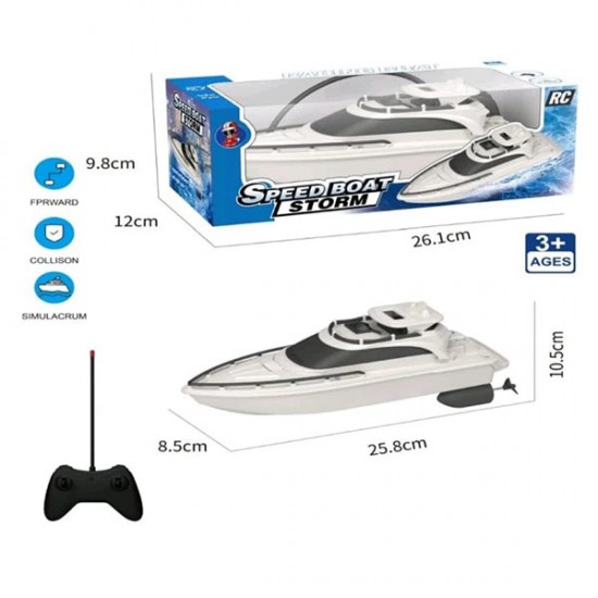 Speed Boat Storm mini rc hajómodell - 27MHz