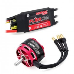 Surpass Hobby C2826 V2 1000KV Outrunner Brushless Motor és Flier 20A ESC Szett (SP-228260-21)