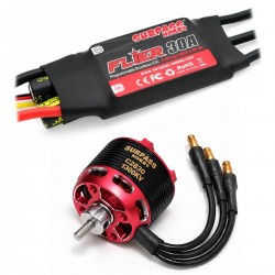 Surpass Hobby C2830 V2 1300KV Outrunner Brushless Motor és Flier 30A ESC Szett