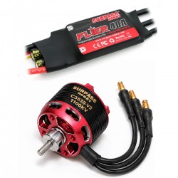 Surpass Hobby C3530 V2 1100KV Outrunner Brushless Motor és Flier 40A ESC Szett