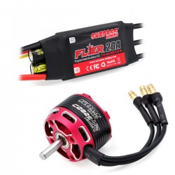Surpass Hobby C2826 V2 1900KV Brushless Motor és Flier 20A ESC Szett (SP-228260-21)