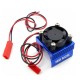 Yeah Racing YA-0461BU motorhűtő szett 380-as RC motorhoz ventilátorral