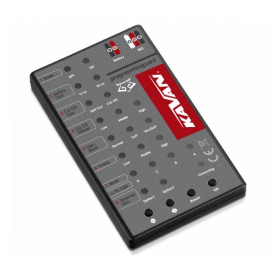 KAVAN LED Programkártya repülős szabályzókhoz
