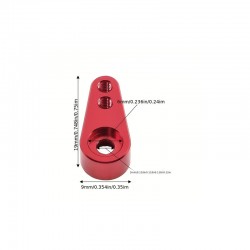 Szervókar alumínium egyoldalú 25T Futaba 19mm Szervókar alumínium egyoldalú 25T Futaba 19mm