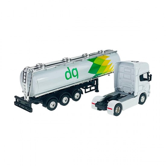 Welly Scania V8 R730 BP Tanker Kamionmodell fém fülkével 1:64 Welly Scania V8 R730 BP Tanker Kamionmodell fém fülkével 1:64