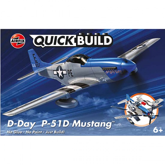 Airfix QUICK BUILD D-Day P-51D Mustang