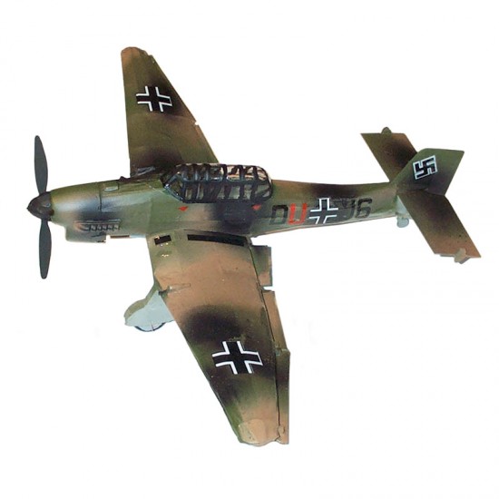 Junkers Ju-87B Stuka gumimotoros repülőmodell 419mm