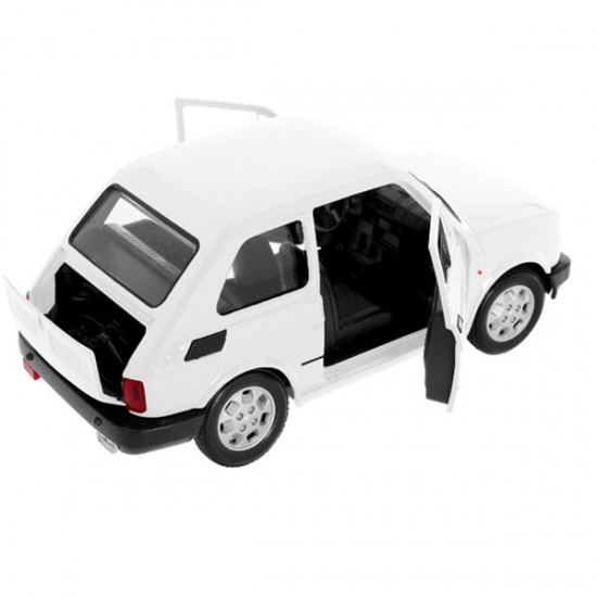 Welly Modellino Fiat 126 Bianco Scala 1:43 &ndash; Diecast Da Collezione, 8 Cm