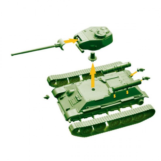 Italeri T-34/85 World of Tanks Easy kit