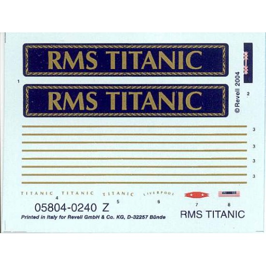 Revell R.M.S. Titanic készlet